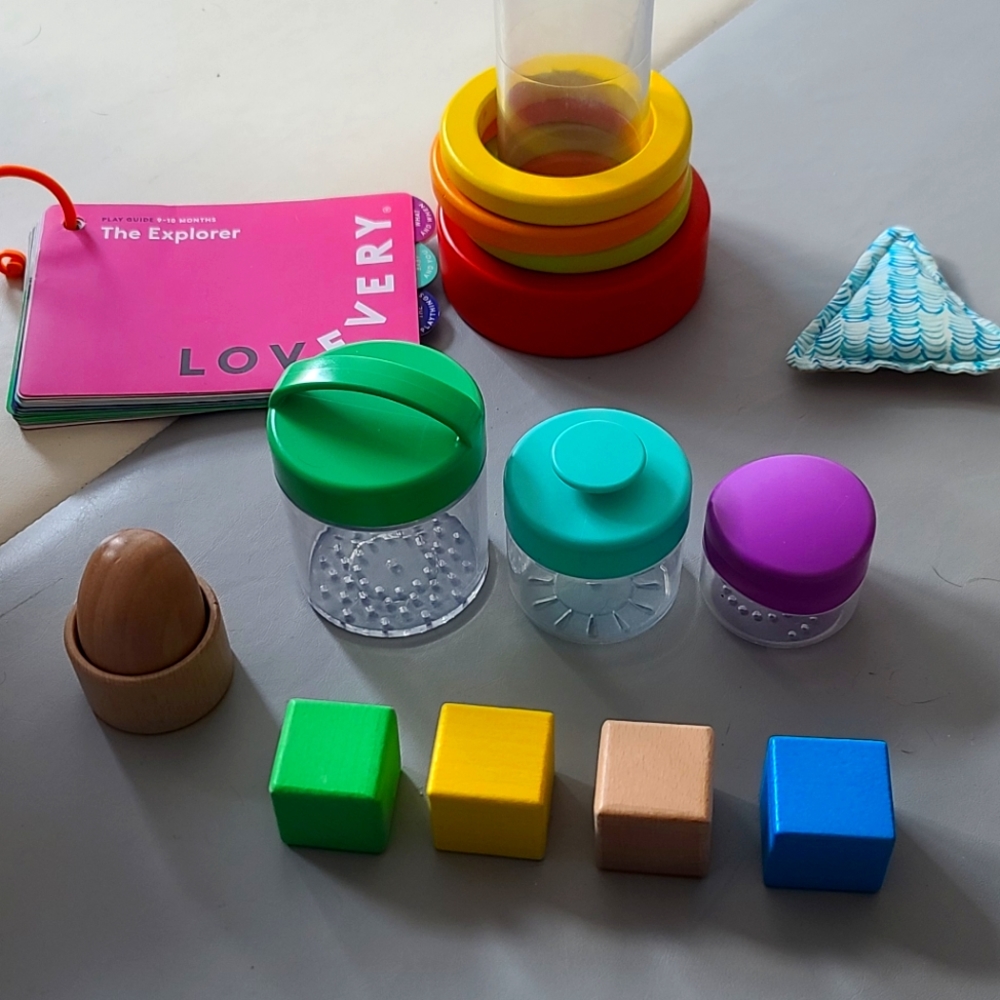 Lovevery 9-10 Month Kit- "The Explorer"- Partial